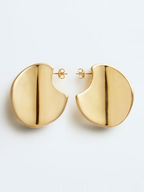 Bottega Veneta Large Disc Earrings
