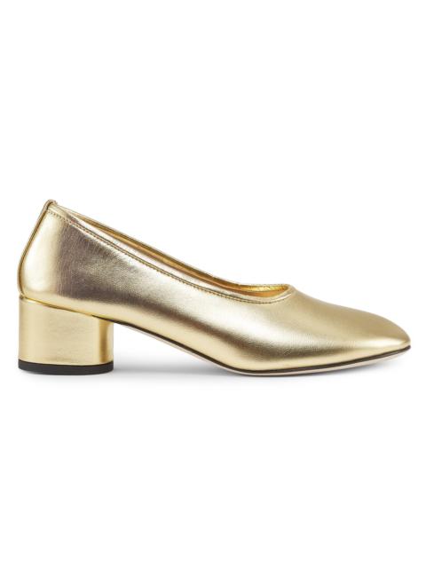 DEAR FRANCES Women's Balla 45MM Leather Pumps - Gold