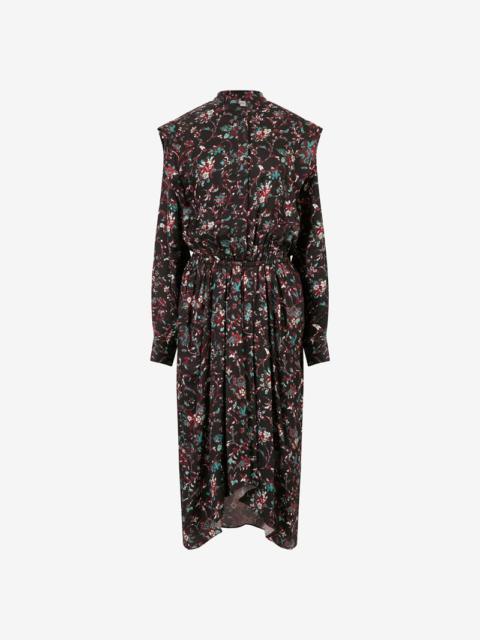 Isabel Marant Étoile OKELEYA FLORAL MIDI DRESS