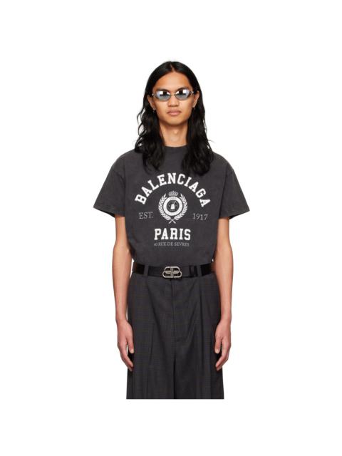 BALENCIAGA Black College 1917 T-Shirt