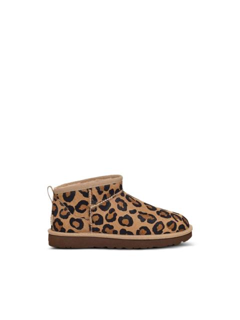 UGG leopard-print ankle boots
