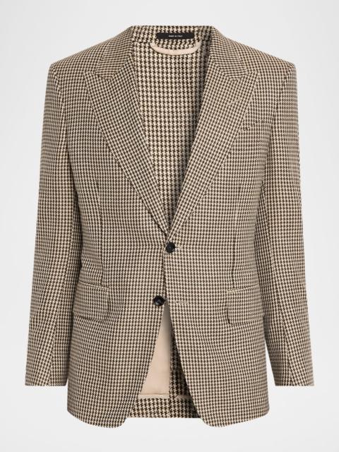 TOM FORD Men's Shelton Pied de Poule Single-Breasted Sport Coat