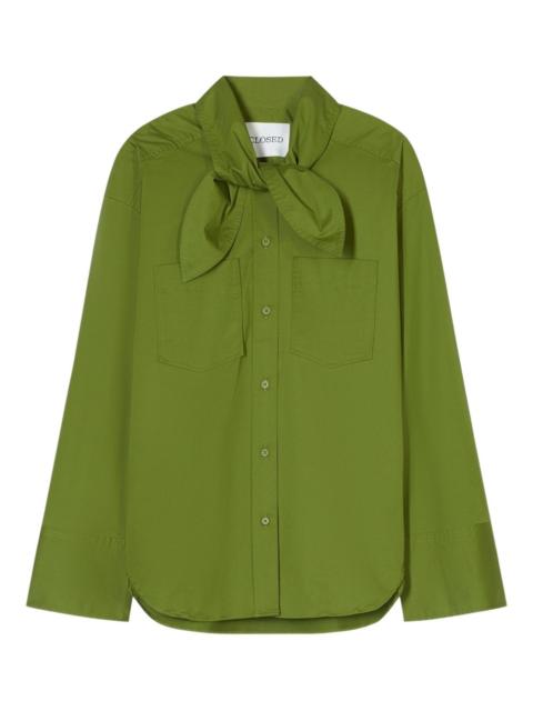 CLOSED scarf shirt