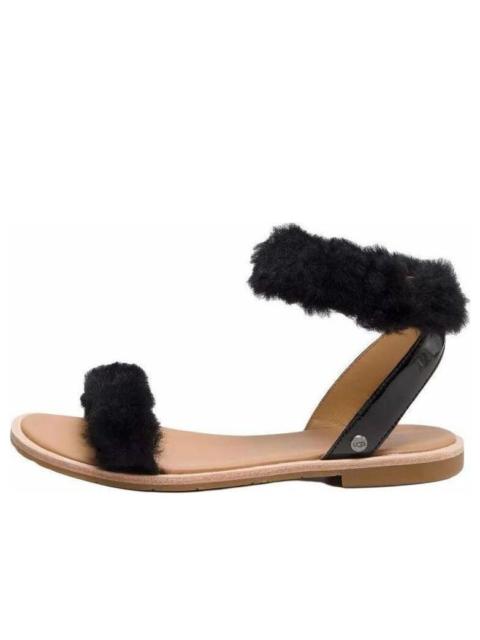 UGG (WMNS) UGG Fluff Springs Sandal 'Black' 1101438-BLK