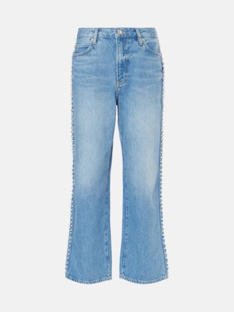 Atelier Le Jane embellished cropped jeans