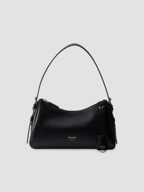 Prada Women's Aimée Medium Leather Shoulder Bag - Black