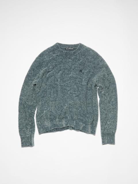 Crew neck knit jumper - Grey