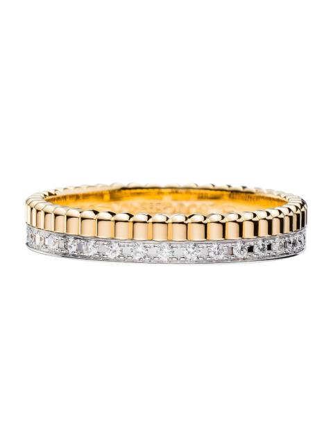 Boucheron Women's Quatre Radiant Edition Two-Tone 18K Gold & 0.25 TCW Diamond Wedding Band - Gold