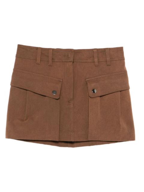 THE ANDAMANE pocket-detail mini skirt