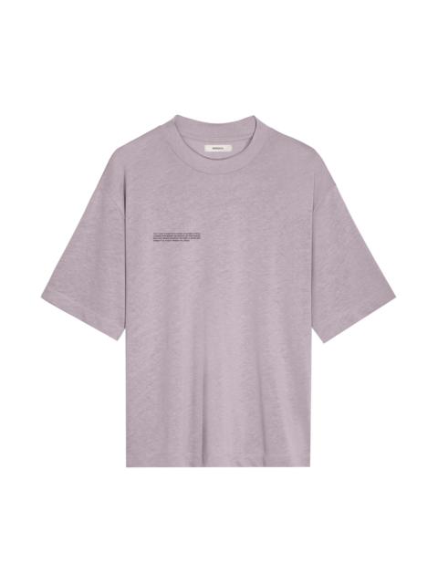 PANGAIA Mens DNA Frutfiber T-Shirt - Raisin Purple