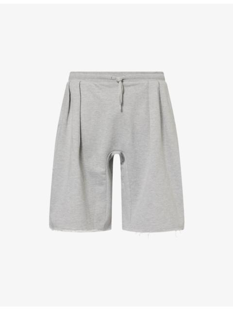 Seventh V3 Raw-Hem Cotton Shorts