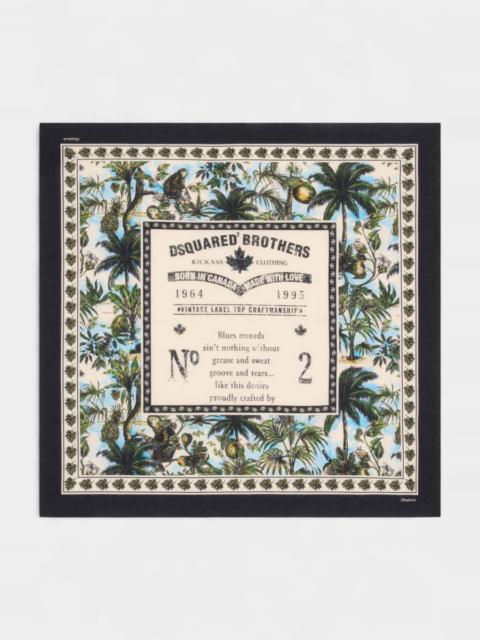 DSQUARED2 MONKEY BUSINESS FOULARD