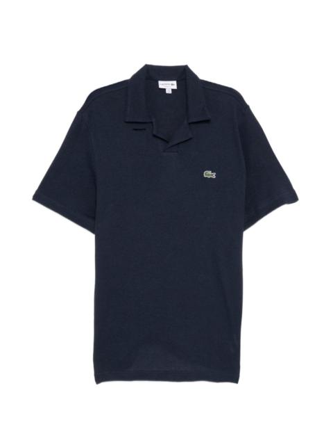 LACOSTE logo-embroidered polo shirt