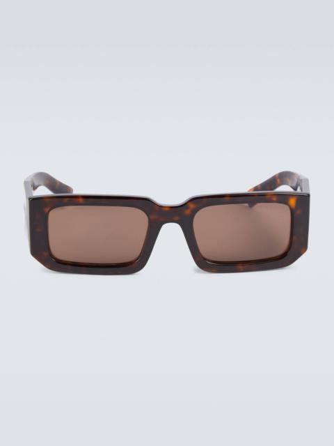 Prada Symbole rectangular sunglasses