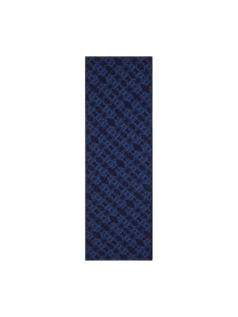 Roberto Cavalli monogram-pattern scarf