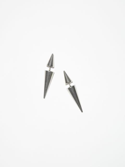 Acne Studios Spike earrings - Antique Silver