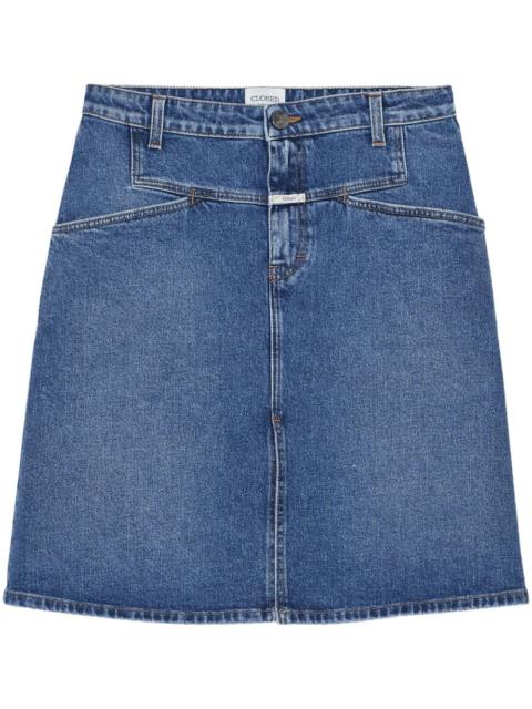 CLOSED denim mini skirt