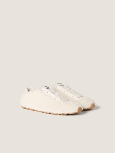 Miu Miu Plume shearling sneakers