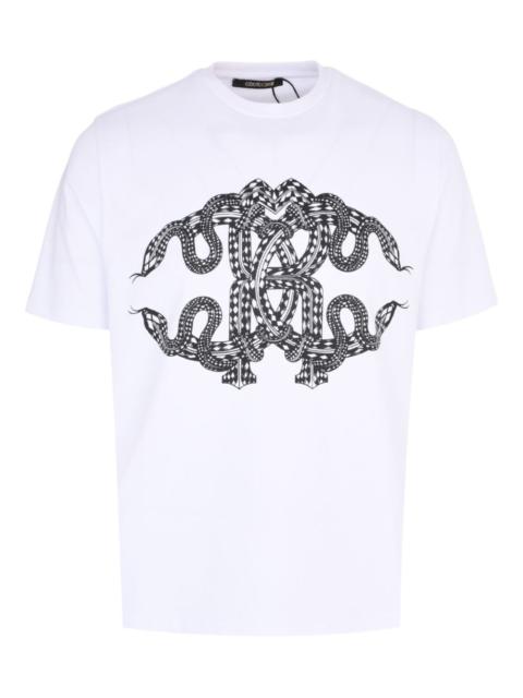 Roberto Cavalli snake-print T-shirt