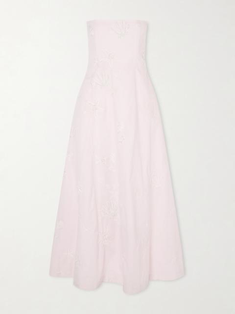 BERNADETTE Odette Cotton Embroidered Dress