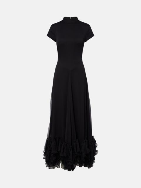 ROTATE Ruffled maxi dress