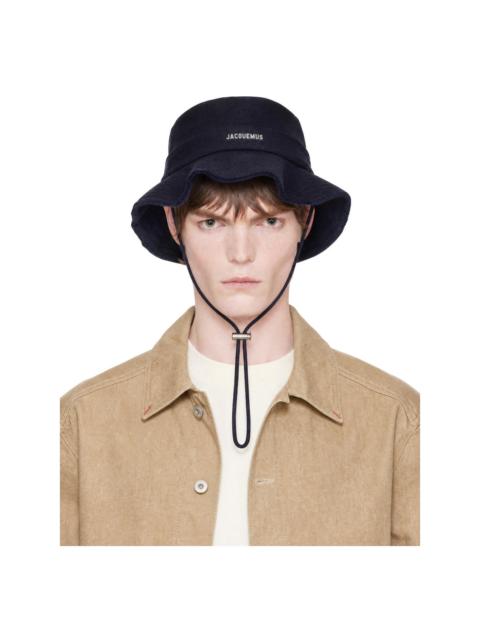 JACQUEMUS Navy 'The Artichaut' Bucket Hat