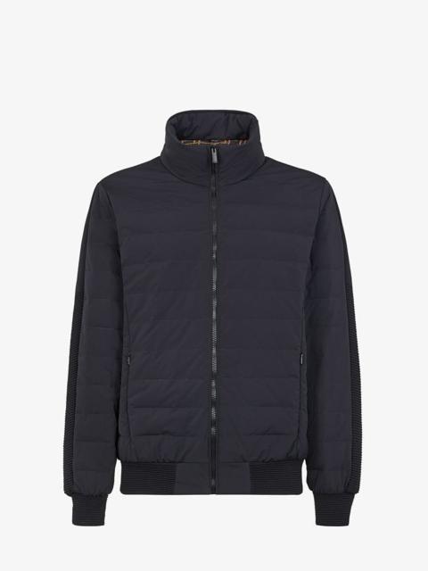 FENDI Black tech fabric down jacket