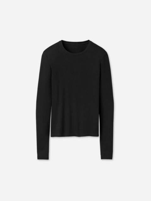 UGG ® Women's Aidelene Long Sleeve Rib Tee Tops in Black