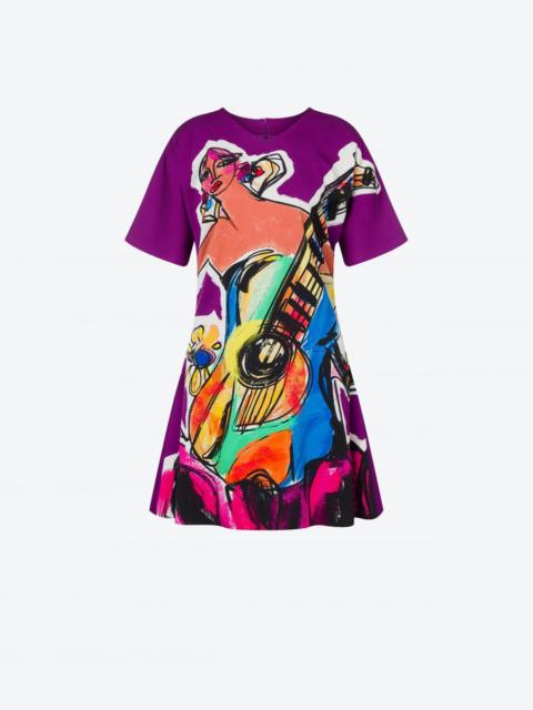 Moschino FASHION SKETCHES 더블 침대