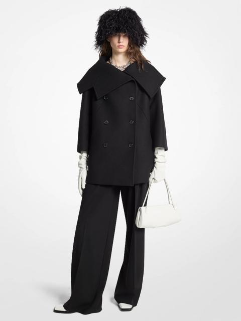 MICHAEL KORS COLLECTION Wool Melton Peacoat