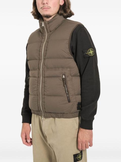 Stone Island seamless zip-up gilet