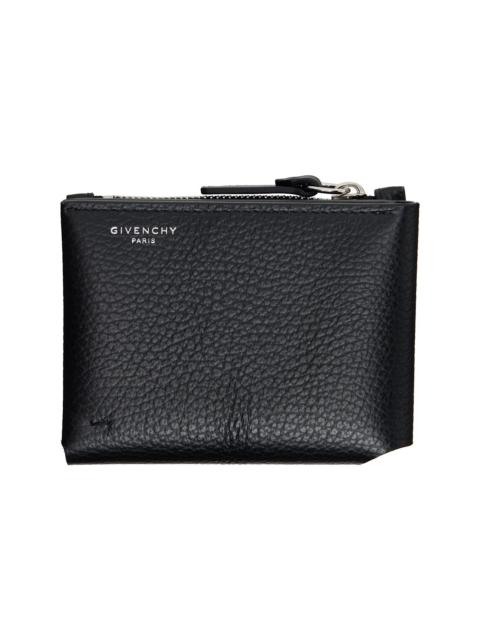 Givenchy Black Folded Trifold Wallet