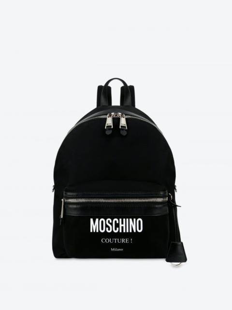 Moschino MOSCHINO COUTURE CORDURA NYLON BACKPACK