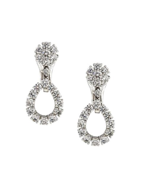 Chopard Women's L'Heure Du Diamant 14K White Gold & Diamond Earrings - White Gold