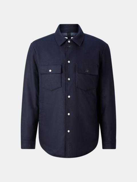 BOGNER Olli wool mix shirt jacket in Navy