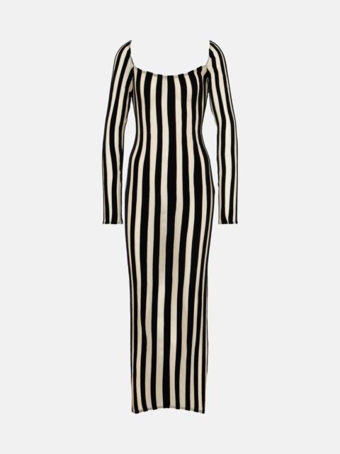 LaQuan Smith Striped gown