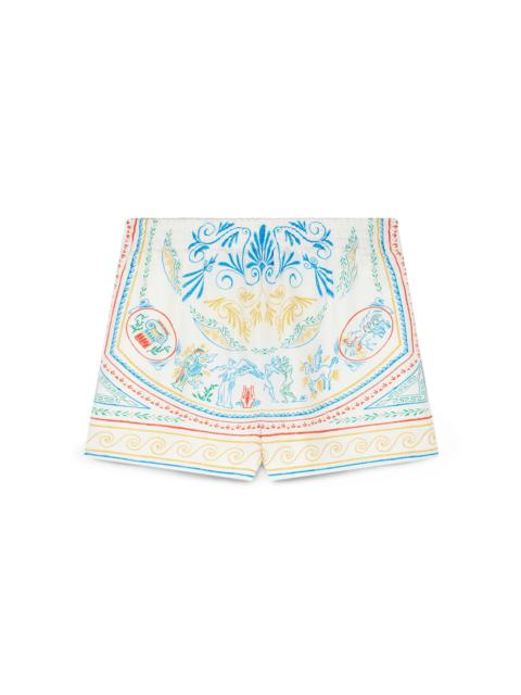 CASABLANCA Crayon Vase Silk Shorts | Casablanca Paris