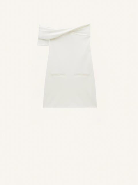 courrèges TWIST HERITAGE CREPE DRESS
