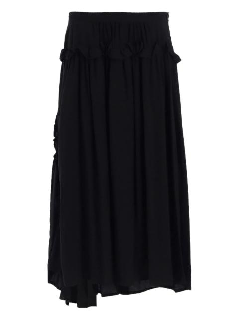 Y's ruffled midi skirt