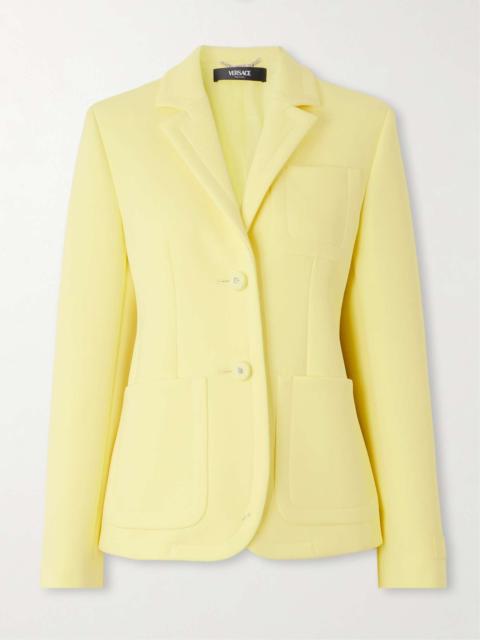 Grain de poudre blazer Pastel yellow