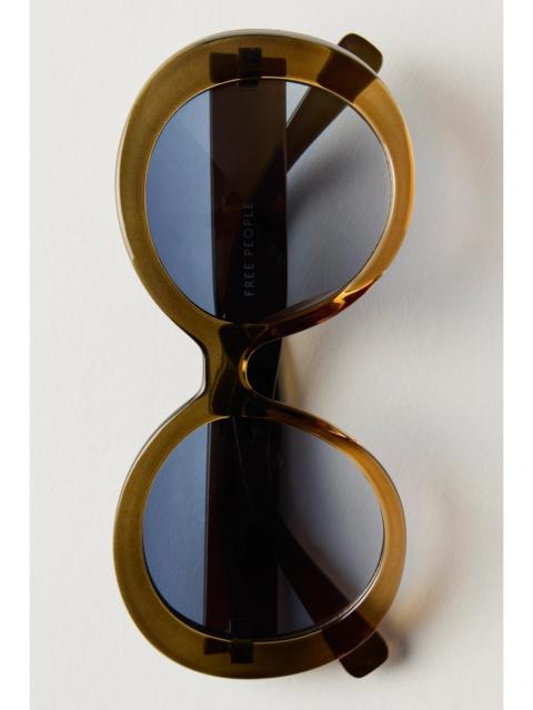 FREE PEOPLE Sunspell Round Sunglasses