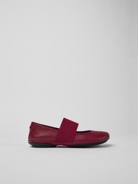 CAMPER Right Deep red shoe for women