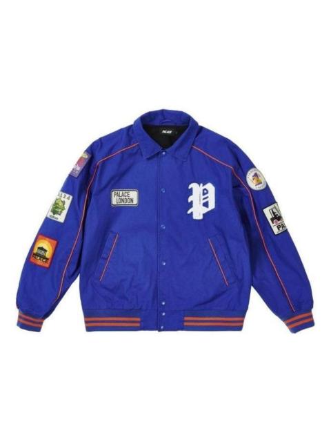 PALACE Palace Patches Cotton Bomber 'Royal Blue' P22JK213