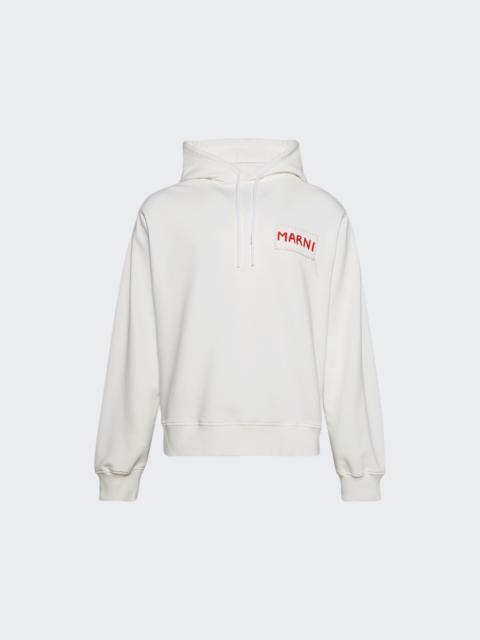 Marni Hoodie Natural White