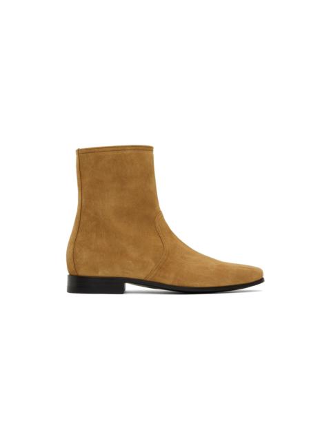 Pierre Hardy Tan 400 Leather Chelsea Boots