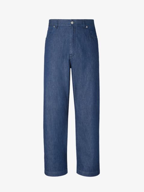 FENDI Long Jeans Blue chambray jeans
