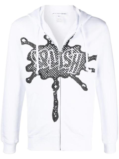 Comme des Garçons SHIRT graphic-print drawstring hoodie