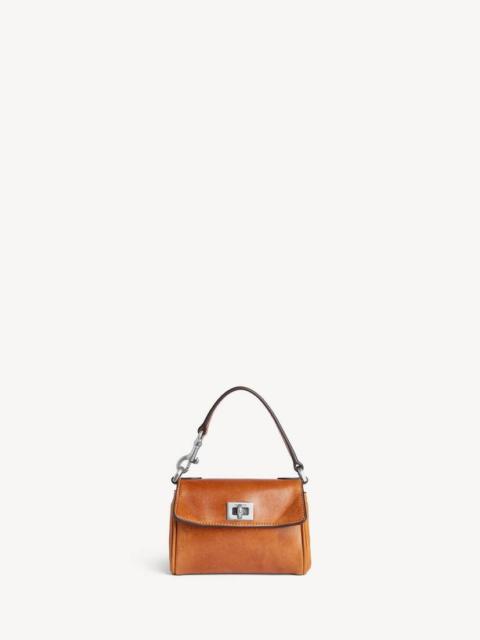 BALENCIAGA Women's Rodeo Micro Bag Charm in Tan Cowboy