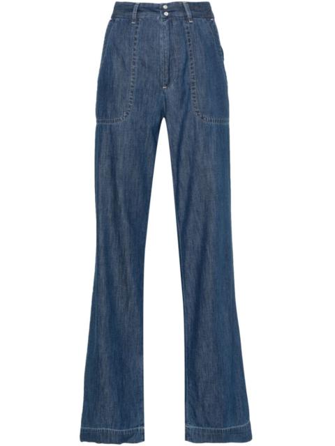 A.P.C. high-rise straight-leg jeans