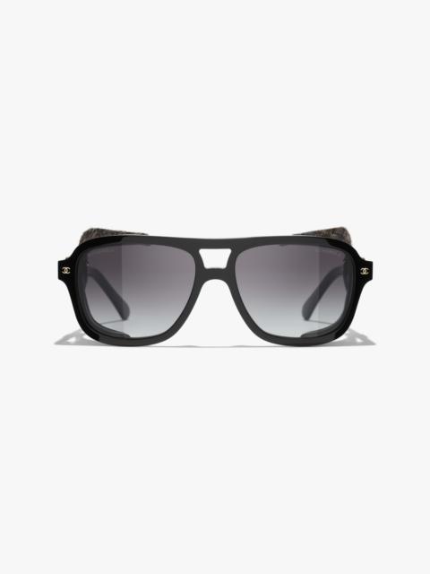 CHANEL Pilot Sunglasses